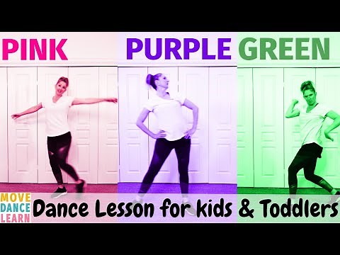 Color Theme Dance Class For Kids | Pink, Purple & Green | Emotional Intelligence