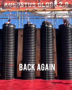 Don’t be fooled by the flex, Augustus Gloop 2.0 will give you chills. 💪 #WTM18 | Tough Mudder