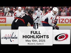 NHL Playoff Highlights | Capitals vs. Hurricanes | Gm 3 | May 10, 2025