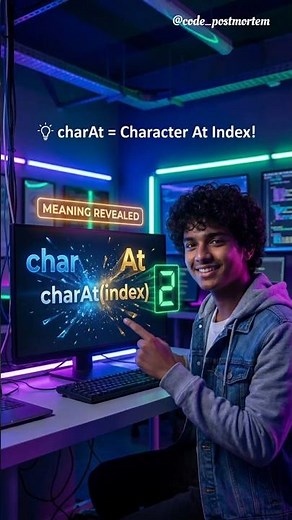 charAt() Method Explained via RAP! | Computer Science & Coding Rap