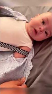 This is what my clueless dad put on the baby!#funnybaby #babiesoftiktok #funnyvideo #funnydad