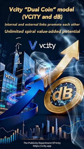 Vcity “Dual Coin” model (VCITY and dB)Internal and external links promote each otherUnlimited spiral