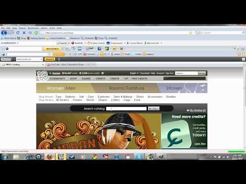 Imvu Tutorial how to make a sticker with words