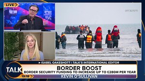 Kevin O'Sullivan "Labour has just given the pathetic and useless border command another £280 million! They haven’t smashed a single gang. You might as well pour all that money down the drain and set fire to it." What's your view? Malcolm Jones 🇬🇧 #NewsUpdate #unitedkingdom #truth #politics #british #uk #news #immigration TalkTVUK | Malcolm Jones
