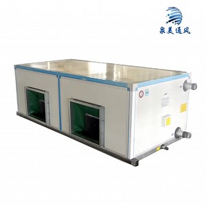 [Hot Item] New Ahu Air Handling Unit Cabinet Duct Mount Evaporative Air Cooler DC Motor PLC Core Components Including Evaporator Chiller