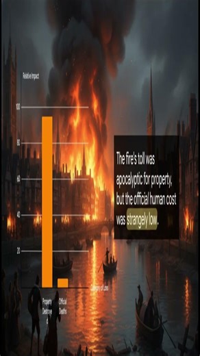 London Burned for 4 Days Straight! 1666 🔥 #Shorts