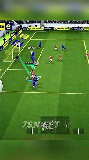 double touch tutorial #skills #soccer #efootball #efootball2025 #gaming #viral #بيس_موبايل #pes
