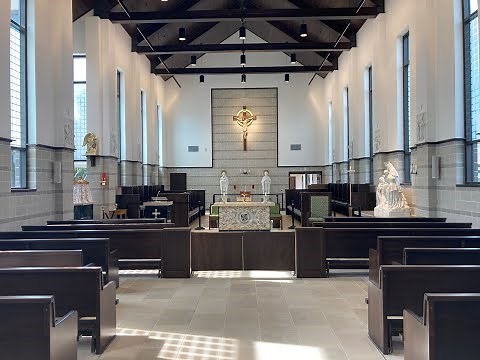 Tour the the new monastery for the Dominican Nuns of the Monastery of Mary the Queen in Girard