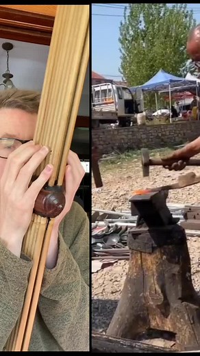 Music Jamming with Blacksmithing Master
