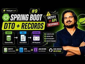 Spring Boot Mastery #9: DTOs Explained | Entity to DTO | Java Records in Project