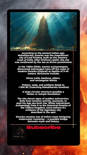 Dwarka: The Sunken City of Lord Krishna – Lost Beneath the Arabian Sea?