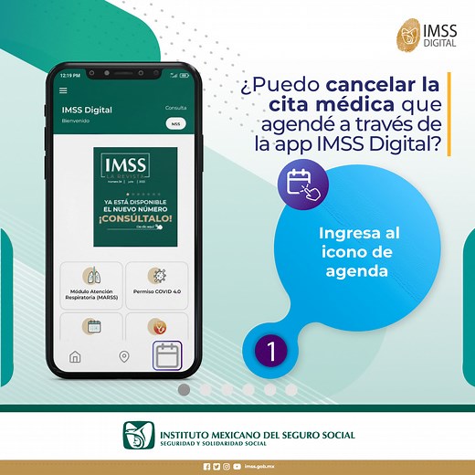 5.3K views · 103 reactions | ¿Se puede cancelar la cita médica familiar que agendé a través de la app IMSS Digital? Sí se puede, te mostramos el proceso: #IMSSDigital | IMSS Digital | Facebook