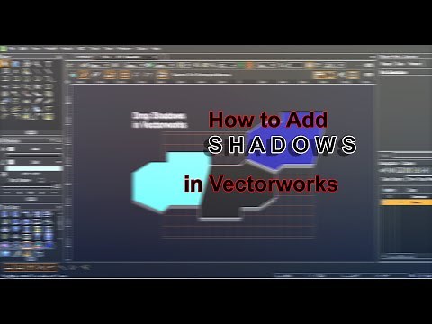 How to Add Shadows in 2 D Vectorworks