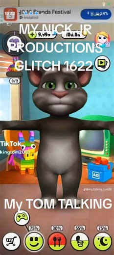My NICK JR PRODUCTIONS GLITCH 1722 My TOM TALKING