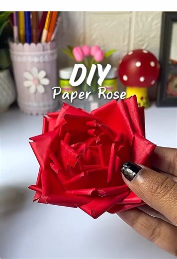Create Beautiful DIY Paper Roses: Easy Tutorial