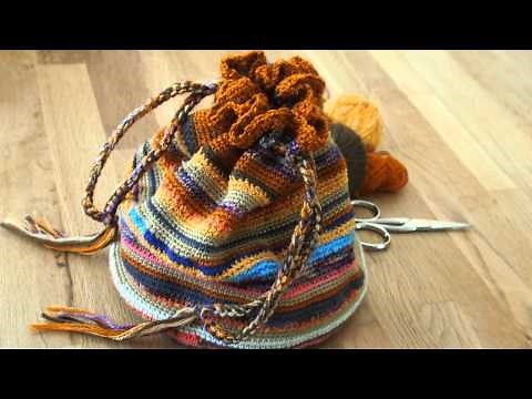 Häkelbeutel - Häkeltasche - feste Maschen - Tutorial II - neu