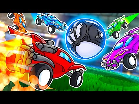 Techy Vs 4 CRAZY FAN GIRLS In Rocket League...