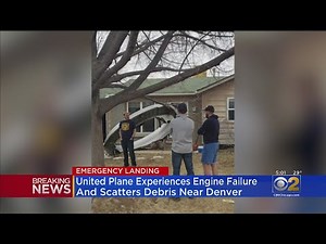 United Plane Experiences Engine Failure, Scatters Debris Near Denver