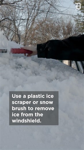 What's the best way to get ice off your car after a winter storm?