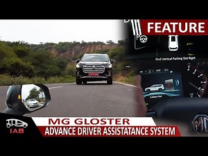 MG Gloster Advance Driver Assistance System (ADAS) | Detailed Demo Of All Features | IndianAutosBlog