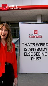 Our Certified Used Vehicles have low mileage, and are fully backed by Toyota—among other great surprises. | Toyota USA