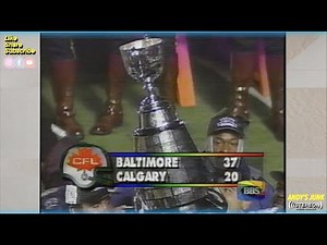 1995 CFL Grey Cup Highlights