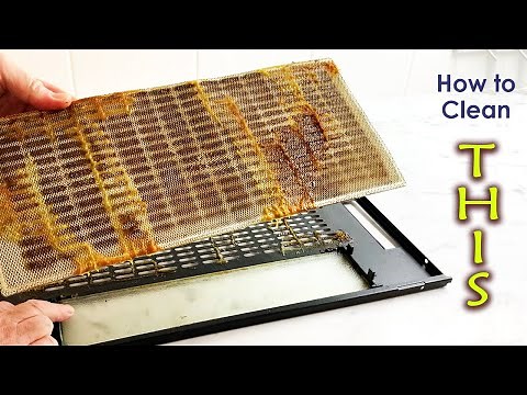 How to Clean Super Greasy Range Hood Filters | Kitchen Exhaust Fan