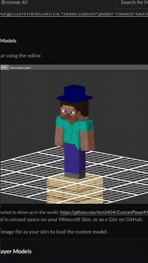 Customizable Player Models, el mejor mod para skins 3D#minecraft #minecraftjava #mods #minecraftmods