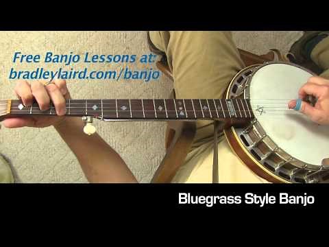 Demo of Bluegrass Style Banjo Picking