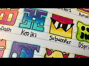 Geometry Dash 2.2 Cube Icon Art Part 2!