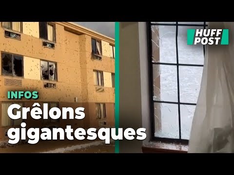 Les images choquantes des énormes grêlons qui ont semé le chaos dans le Nebraska