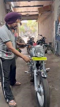 Royal Enfield Silver Electra 2007 Full Restore Work Done #viral #trending #viralvideo #electra #old