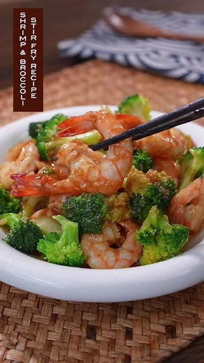 Delicious Chinese Shrimp & Broccoli Stir Fry Recipe