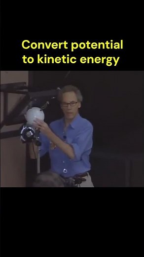 Converting potential energy to kinetic energy