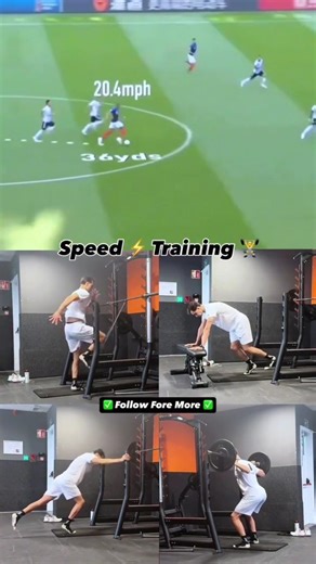 How Mbappé Trains His Insane Speed power#trending #exercise