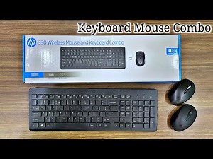HP 330 Wireless Keyboard and Mouse Combo + S1000 Plus Mouse - Unleash Silent Productivity! 🔇🖥️