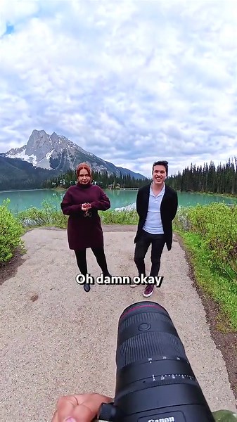 I would have carried her if I had to Like the edit? Get @Nick Laferriere’s preset, link in bio! Location: Emerald Lake Date: June 4th #proposal #banff