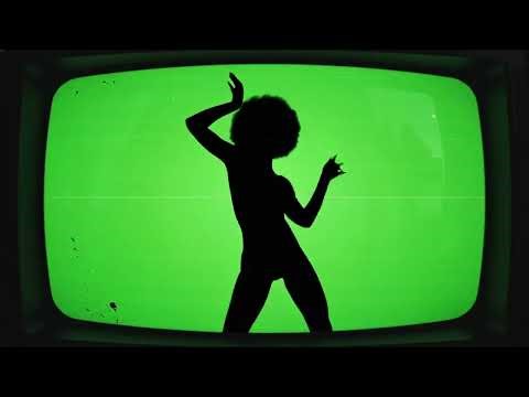 SEXY SILHOUETTE DANCER LOOP (FREE) | Green Screen Retro TV Overlay for Music & VJ #RetroVFX