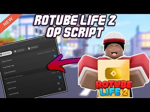 [EMPLOYEES] RoTube Life 2 OP Script (2025) PASTEBIN - Auto Play | Auto Attraction | Auto Food & MORE