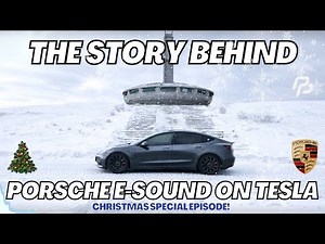 Porsche Taycan Electric Sport Sound on Tesla Model 3 Performance | FIRST IN THE WORLD! ⚡🔥