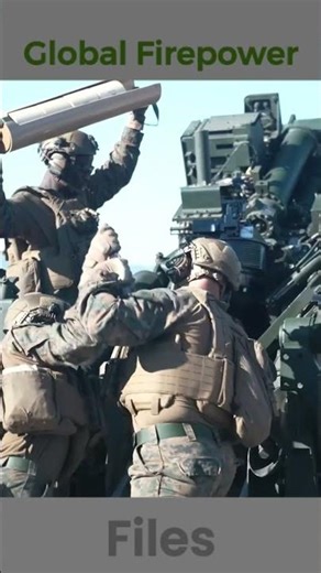 Watch Marines Mount a 155mm Howitzer in Seconds #army #firepower #shorts
