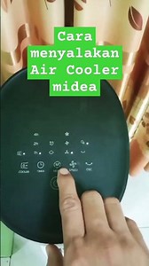How to turn on a Midea air cooler #aircooler
