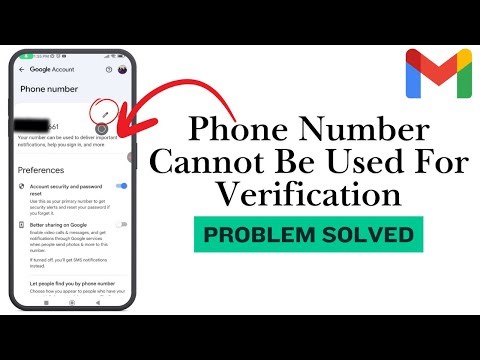 This Phone Number Cannot be used for Verification - Step-by-Step Problem Solved 2025
