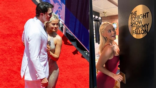 Paul Skenes' girlfriend Olivia Dunne turns heads in bodycon mini dress during her first appearance on Jimmy Fallon's Tonight Show