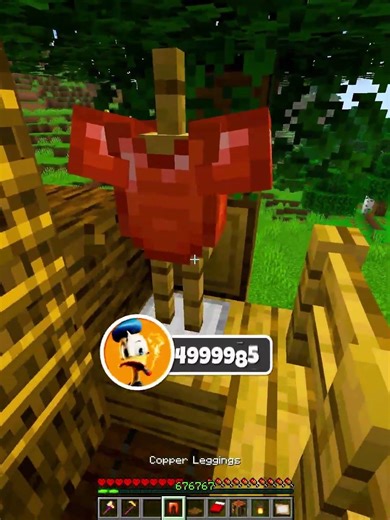 Minecraft Starter Tree House In 1 Min...🤯 (Sea Shanty Medley) #minecraft #shorts