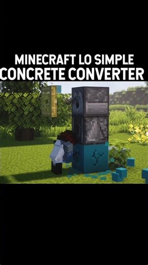 Redstone Lekunda Concrete Convert 😳 | Minecraft Telugu
