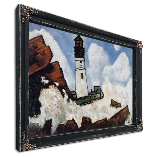 Marsden Hartley Lighthouse Print – Maine Coastal Seascape, Modernist Wall Art - Etsy