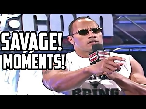 WWE The Rock Most Savage Moments , Funny Moments , Outrageous Moments