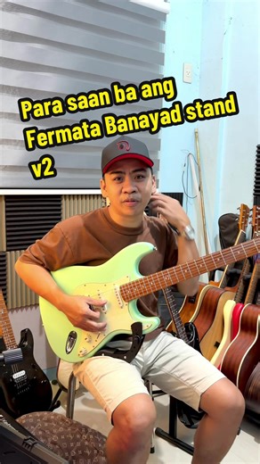 Para saan ba ang Fermata Banayad stand v2? #fermataguitars #fermatabanayadlegrest