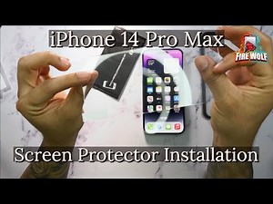 iPhone 14 Pro Max : How to Install Glass Screen Protector